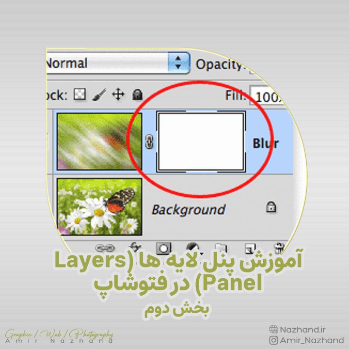 آموزش پنل لایه ها (Layers Panel) در فتوشاپ - بخش دوم
