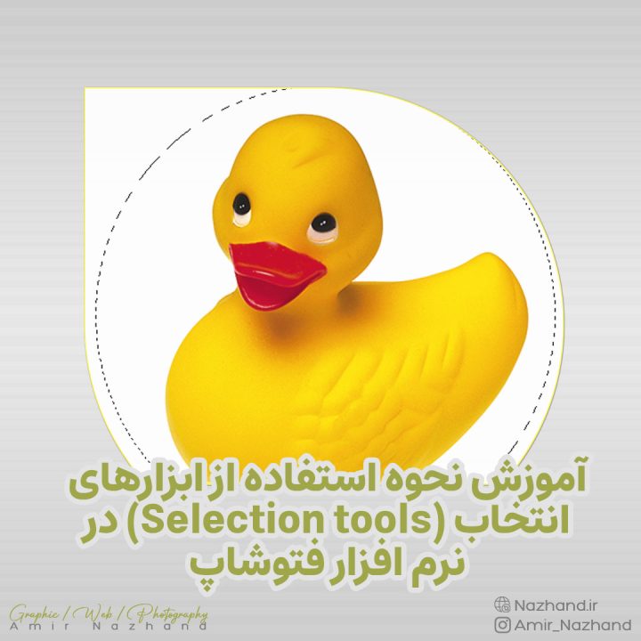 آموزش نحوه استفاده از ابزارهای انتخاب (Selection tools) در نرم افزار فتوشاپ