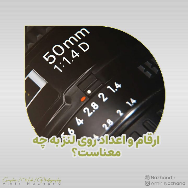 ارقام و اعداد روی لنز به چه معناست؟